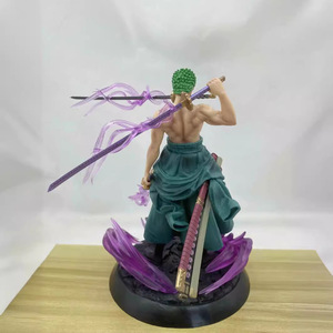 Figurines <span class=keywords><strong>One</strong></span> <span class=keywords><strong>Piece</strong></span> Roronoa <span class=keywords><strong>Zoro</strong></span>, nouveau produit, haute qualité, marchandises d'anime, jouets tendance, cadeau, décoration ornementale - Product Image 3