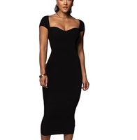 Robe Femme Tendance Mode Printemps 2026 Très Vendue Vêtement Féminin Robe Tricotée Épaules Dénudées Jupe Crayon Amincissante