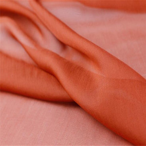 Nuovo arrivo tinta unita in tinta unita tessuto <span class=keywords><strong>Chiffon</strong></span> organico 6mm 140cm per donna tessuto per la casa biancheria da notte biancheria da letto - Product Image 1