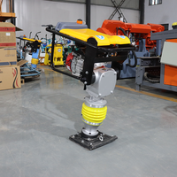 Compacteur de sol professionnel diesel robuste pour la construction et l'entretien routier