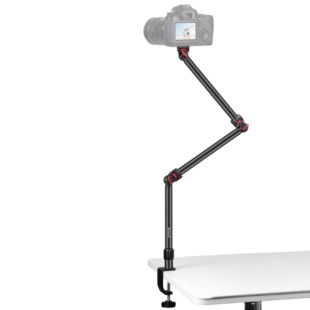 PULUZ Overhead Camera Mount C-Clamp Desk Stand Live Holder