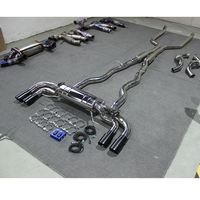 BMW M8 Coupé 4.4T 2017-2023 Tuyaux d'échappement de valve de performance de voiture à deux portes Système de catback en acier inoxydable avec boîte de silencieux emballée