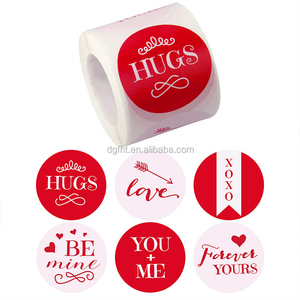 2020 nueva tendencia de Navidad moderna San Valentín pegatinas de Día de Gracias para personalizar la forma de pegatinas - Product Image 3