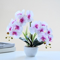 Nieuwe aanwinst decoratie bloemen orchidee binnenplant kunstplant pot simulatie vlinderorchidee planten bonsai