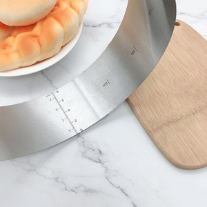 6-12 pouces <span class=keywords><strong>cercle</strong></span> réglable rond gâteau anneau haute cuisson moule Dessert hauteur réglable rétractable Mousse clé métal moule - Product Image 4