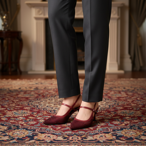 Sandali <span class=keywords><strong>con</strong></span> tacco a spillo da donna, sexy, <span class=keywords><strong>con</strong></span> glitter, decorazioni in strass e fibbia, suola rossa - Product Image 5