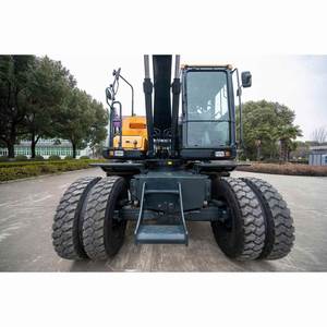 New Hyundai HW150A Wheeled Excavator 15 Ton Mobile Digger 40km/h Travel Speed Cummins Engine 2-Piece Boom Urban Construction - Product Image 4
