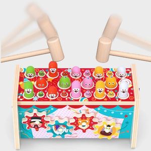 Juego de Juguetes de Madera Multifuncional con Temática de Circo para Niños en Etapa de Desarrollo Temprano, con Martillo para Golpear y Apretar - Product Image 2