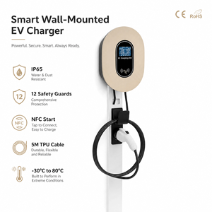 Chargeur mural pour véhicule électrique 22 <span class=keywords><strong>kW</strong></span>, <span class=keywords><strong>Wallbox</strong></span> de charge rapide 22 <span class=keywords><strong>kW</strong></span>, 380 Volts Triphasé GB/T 32A, Chargeur VE Triphasé - Product Image 2