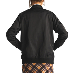 Chaqueta Bomber de Satén para Mujer, con Forro de Nailon Ecológico, Transpirable y Resistente al Viento, Cierre de Cremallera, Corte Regular, Otoño, Alta Calidad - Product Image 2