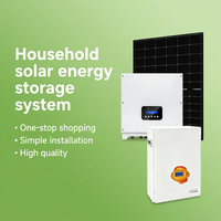 Kit Completo de Energía Solar Fotovoltaica con Batería de 48V y 5 KWH de Almacenamiento de Energía, con Panel Solar de 3 kW, Directo de Fábrica