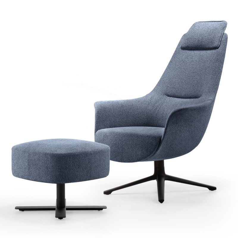Blue  (with ottoman)