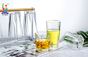 Tasses en verre à Design irrégulier <span class=keywords><strong>personnalisable</strong></span>, haute qualité, prix bon marché, tasse en verre de Soda et citron vert de 285Ml - Product Image 5