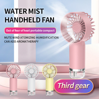 Ventilateur Brumisateur Portable Éco Mini, Pulvérisateur à Main avec Batterie Intégrée, Alimentation USB pour Maison, Bureau, Dortoir, Chambre