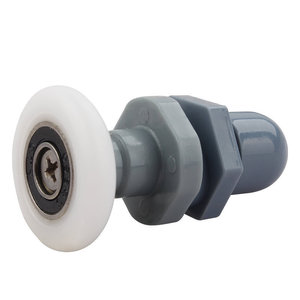 Roulette de porte et fenêtre à roue unique avec roulement en plastique pour un glissement fluide, accessoire de quincaillerie - Product Image 1