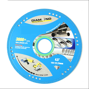 Disco de Corte de Diamante Segmentado PROFI de 4.5 Pulgadas, Hoja de Sierra Circular, Hoja de Sierra Soldada al Vacío para Corte de Metal - Product Image 2