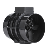 Ventilateur de gaine en ligne à flux mixte personnalisable de 4, 6, 5, 8, 10 pouces pour tente de culture, extracteur silencieux pour hydroponie