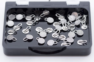 Diş ortodontik <span class=keywords><strong>Crimpable</strong></span> Metal çekiş kanca cerrahi ortak kanca diş kısa <span class=keywords><strong>Crimpable</strong></span> sürgülü kanca yuvarlak/Rect - Product Image 5