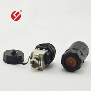 Liyuan LY-KJ-AP44-B cat6A/6/5E STP công nghiệp <span class=keywords><strong>Keystone</strong></span> Jack toolless loại <span class=keywords><strong>RJ45</strong></span> Bảng điều chỉnh gắn kết W/bụi cap không thấm nước <span class=keywords><strong>RJ45</strong></span> Coupler - Product Image 3