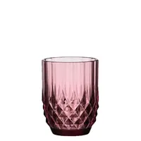 Samyo vidro de uísque para beber, vidro colorido roxo com estampa de diamante gravado