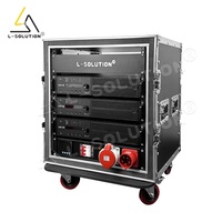 Amplificateur de puissance audio professionnel 4 canaux DJ La12x Classe D avec distributeur de puissance PW6II, ensemble de 3 pièces, impédance 4 ohms et 8 ohms