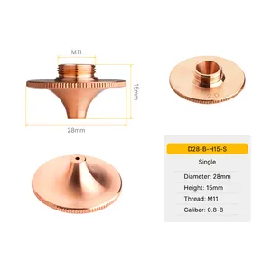 Cloudray BM16 OEM nozel las Laser, pipa las tipe B D28 untuk Cnc