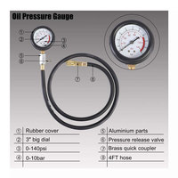Kit de test de pression d'huile du moteur, testeur de compression, testeur de pression d'huile