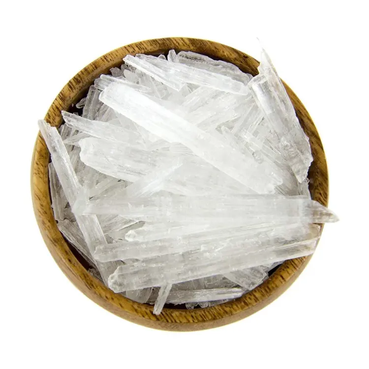 Factory Made 99% High Pure Food Grade Extracted From Natural Plants Menthol Crystal Ice