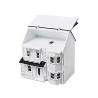 Grande maison de poupée en bois à plusieurs niveaux, ensemble de jeu de meubles pour enfants, maison de poupée pour filles et garçons, cadeau