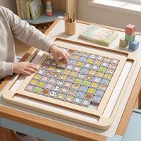 Cartes mémoire à associer, jeu de paire d'animaux, puzzle carré fait main pour l'apprentissage précoce des enfants