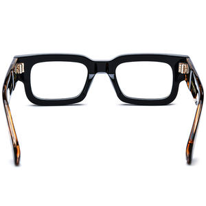 ボレグルズ アセテート眼鏡 レディース 2026新作ブランドデザイン レトロスクエアメガネフレーム メンズ 厚め眼鏡 光学アイウェア ASCARII - Product Image 6