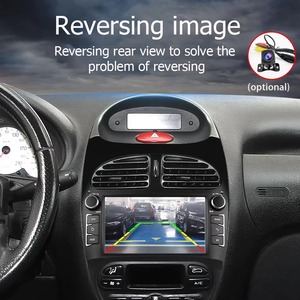 Chất lượng cao 7inch Android 14 màn hình cảm ứng được xây dựng trong GPS xe đơn vị đứng đầu với Carplay Android tự động wifi cho Peugeot <span class=keywords><strong>206</strong></span> - Product Image 5