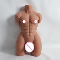 Muñeca Sexual de Medio Cuerpo de TPE, Realista, Ayuda para Entrenamiento Físico, Terapia, Masturbación Femenina, Impermeable, Ecológica, Discreta