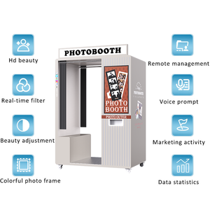 Yixile Outdoor All-in-One Photo Booth Máquina expendedora <span class=keywords><strong>Centro</strong></span> <span class=keywords><strong>comercial</strong></span> Popular Selfie Photo Booth Coin Operated Digital Photo Booth - Product Image 4