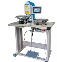 QK-328D automatique alimentation double plaque électrique industrielle en plastique métal bouton pression machine de fixation