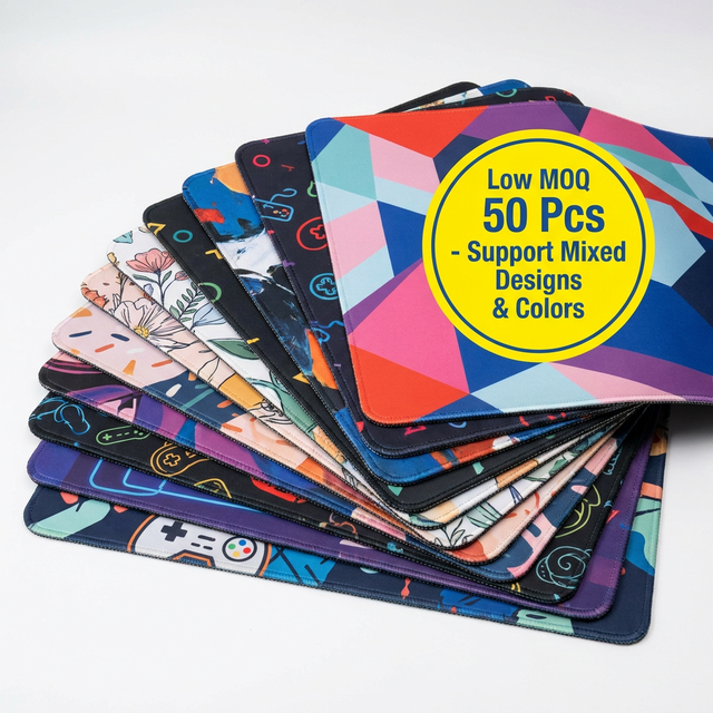 Custom Size Natural Rubber Desk Mat Non-slip Mouse Pad for Office Gaming Custom Logo Printing Xxl Mousepad Custom