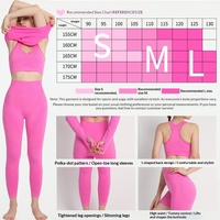 Ensemble de fitness deux pièces sans couture européen et américain, haut à manches longues et pantalon long, taille haute, confortable, uni, à manches courtes