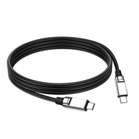 Fábrica personalizada Oneday NA03 Tipo-c a Tipo-c/IPH 100cm Silicona líquida Cable de datos de carga rápida USB C Cable de datos del teléfono