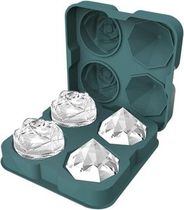 BPA miễn phí 2.5inch <span class=keywords><strong>Ice</strong></span> <span class=keywords><strong>Cube</strong></span> Khuôn <span class=keywords><strong>Silicone</strong></span> Kim Cương <span class=keywords><strong>Ice</strong></span> <span class=keywords><strong>Cube</strong></span> khay <span class=keywords><strong>Silicone</strong></span> 3D <span class=keywords><strong>Ice</strong></span> Rose khuôn - Product Image 5