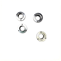 Connecteur à bride en acier inoxydable usiné CNC de précision, petit diamètre 30 mm, mini-support à 3 trous pour équipement d'automatisation