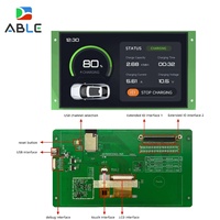 Écran tactile TFT LCD ABLE de 7 pouces 800x480 avec module MCU ESP32-S3, montage sur panneau pour applications HMI AIOT