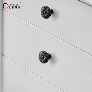 Oukali Groothandel Moderne Meubelgrepen Keukenlade Zinklegering Knoppen Badkamer Kantoor Eenvoudige Hardware Trekknop - Product Image 6