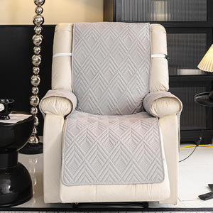 Ultrasonic Quilted Recliner <b>Cover</b> 145-185Cm Waterproof Stain Resistant Single Seat <b>Sofa</b> Cushion Brushed Fabric Machine Wash - Product Image 3