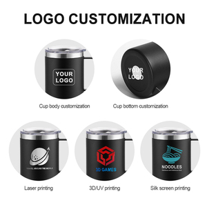 Custom Logo Coffee Tea Matcha Hot Beverages Insulated Camping <b>Mug</b> Stainless Steel Camp <b>Mug</b> with Lid - Product Image 3