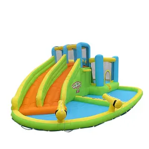 Rental outdoor party new fashion style kid playing toy inflatable castle bouncy house jumping trampoline