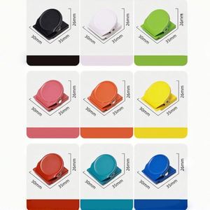 Custom LOGO Metal Mini Strong Magnetic Clips Heavy Scratch Resistant <b>Fridge</b> Whiteboard Magnets for Office Paper Poster Photo - Product Image 2