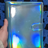 A5 A6 Classeur Budget pour filles Cahier à paillettes en PU avec 6 anneaux Organisateur de planificateur avec couleur Flash pour l'école et le bureau