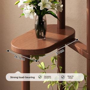 Étagère à plantes succulentes à 3 niveaux pour salon et balcon, support de fleurs sur pied pour intérieur - Product Image 4