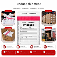 Sacs de sécurité inviolables personnalisés en LDPE, scellés anti-effraction, opaques, à trois soudures latérales, pour dépôts bancaires, supermarchés et courriers (garantissant la preuve de la conformité)