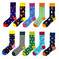 Classique Offre Spéciale hommes chaussettes drôle affaires robe équipage chaussette couleur Compression drôle coton chaussettes pour hommes